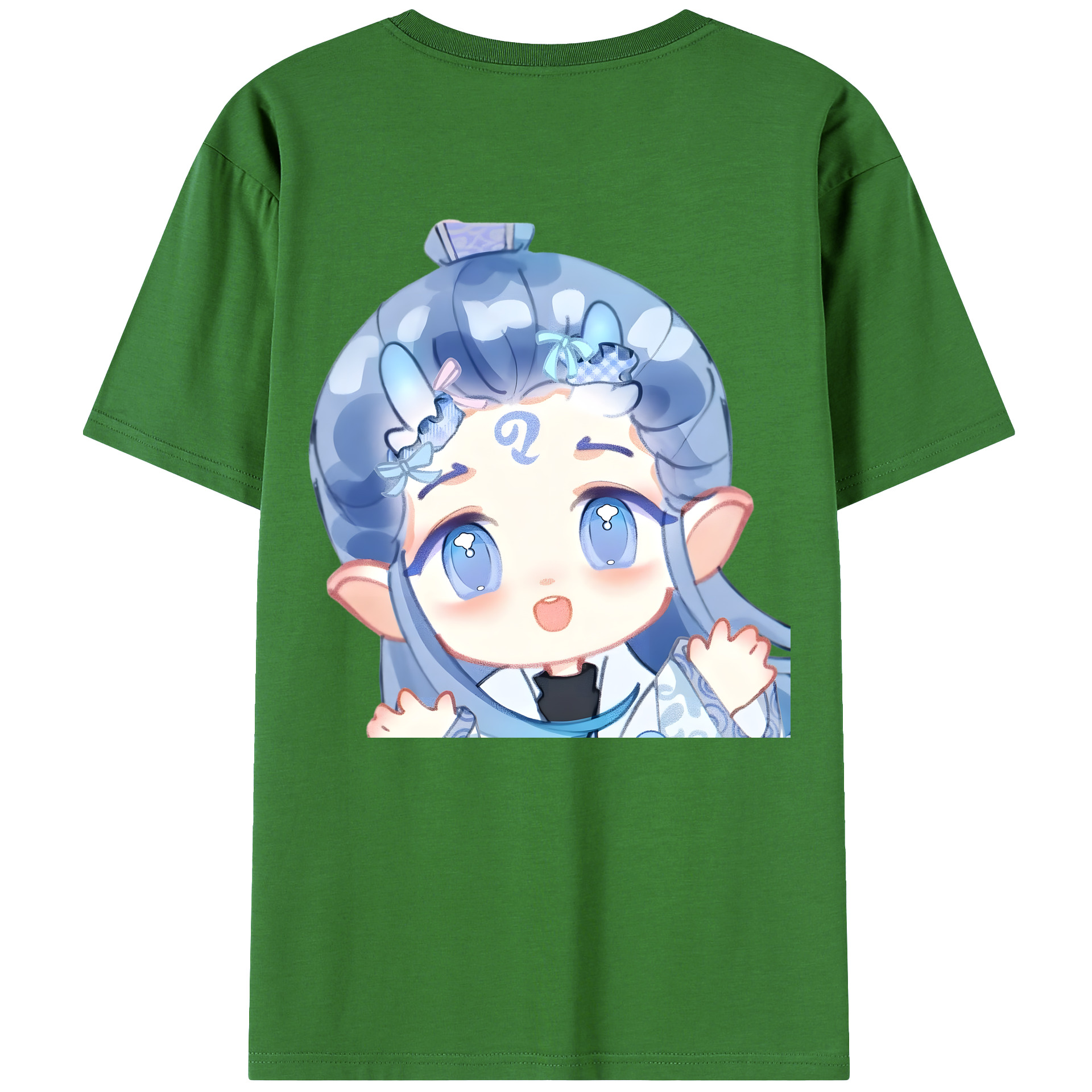 （画像用） Ne Zha 2 ナタ 魔童の大暴れ レディース半袖Tシャツ(バックプリント)